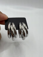 SILVER MULTI-TUBE HOOP