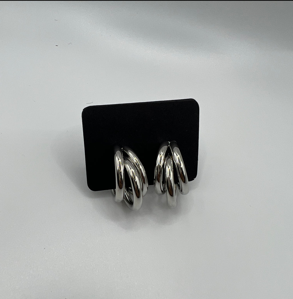 SILVER MULTI-TUBE HOOP